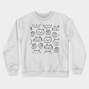 Kittens doodle Crewneck Sweatshirt